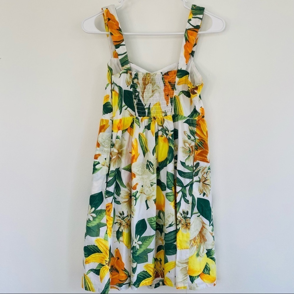 Marled Lemon White Yellow & Green Summer Dress - Picture 7 of 9